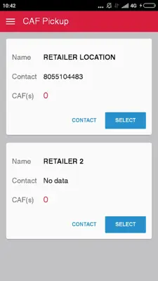 CAF Pickup android App screenshot 3