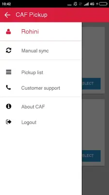 CAF Pickup android App screenshot 4