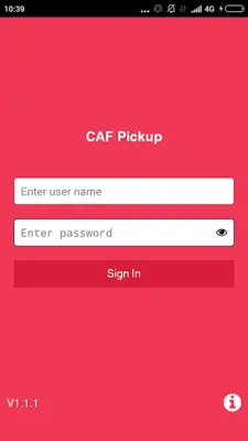 CAF Pickup android App screenshot 6